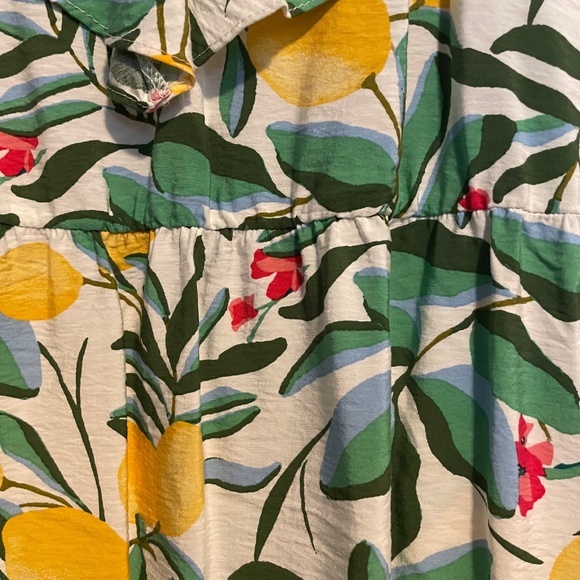 Ava & Viv Lemon Print Maxi Sundress - Picture 3 of 3